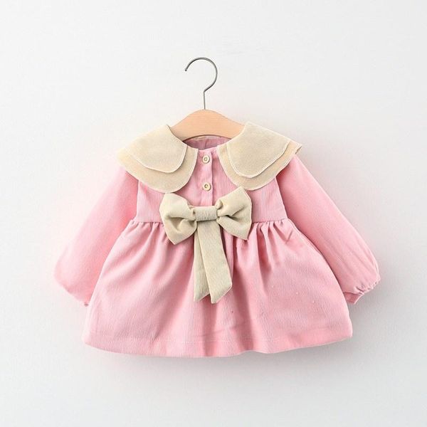 girl's dresses autumn baby girls long sleeve lapel collar cute bow corduroy princess party pleated dress infant clothes vestidos, Red;yellow
girl's dresses autumn baby girls long sleeve lapel collar cute bow corduroy princess party pleated dress infant clothes vestidos, Red;yellow