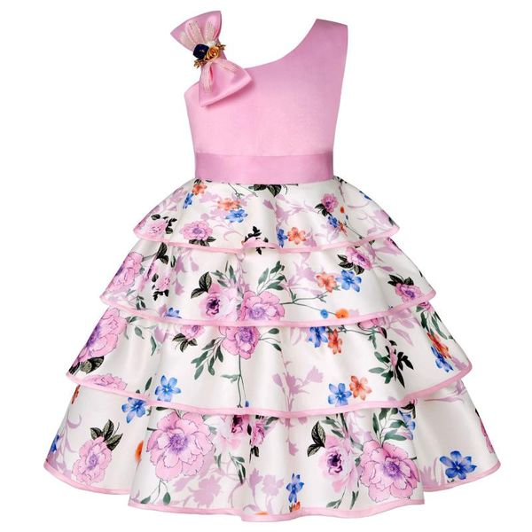 floral girl dress flower print 4 color layered princess dresses for girls party wedding summer children's clothing 6 8 10 girl's, Red;yellow
floral girl dress flower print 4 color layered princess dresses for girls party wedding summer children's clothing 6 8 10 girl's, Red;yellow