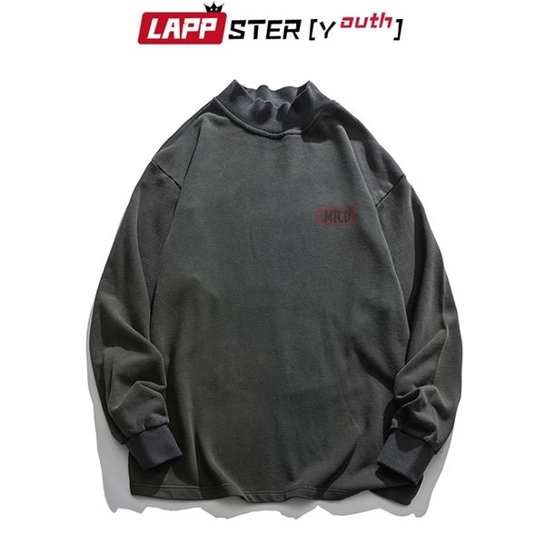 men turtleneck letter print sweatshirts mens harajuku korean fashions hoodies japanese streetwear clothing 210420, Black
men turtleneck letter print sweatshirts mens harajuku korean fashions hoodies japanese streetwear clothing 210420, Black
