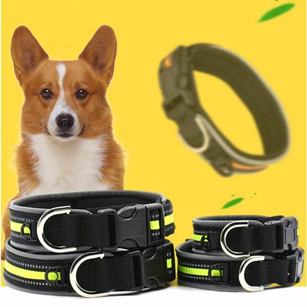 dog collars & leashes adjustable reflective nylon collar night outdoor safety pet with id tag hanging hole small medium large 4
dog collars & leashes adjustable reflective nylon collar night outdoor safety pet with id tag hanging hole small medium large 4