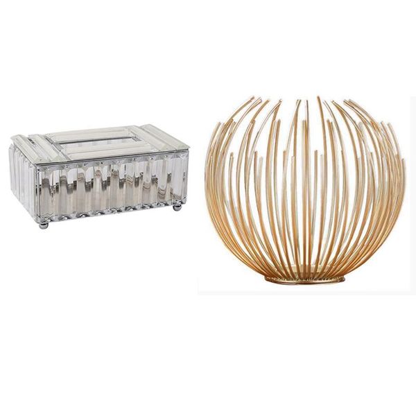 tissue boxes & napkins box crystal glass luxury container silver gold geometric candlestick candle holder craft decor
tissue boxes & napkins box crystal glass luxury container silver gold geometric candlestick candle holder craft decor