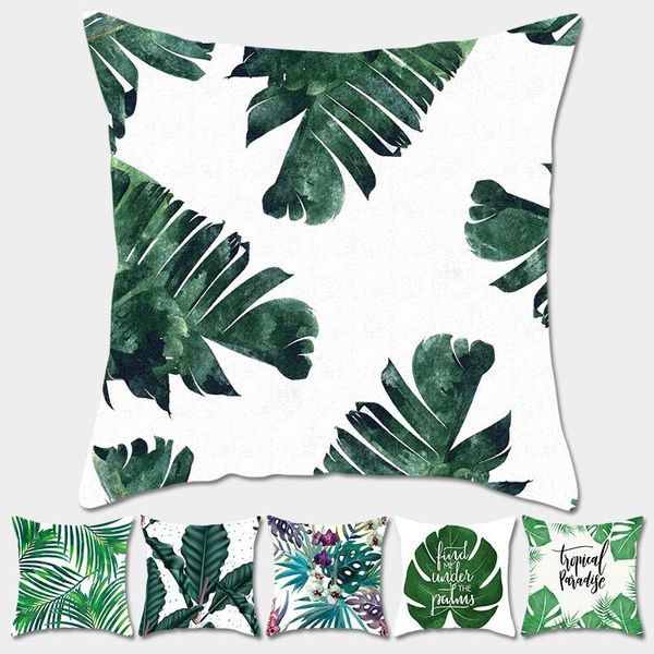 nordic style tropical plant pillowcase pillow room decoration household items simple cushion/decorative
nordic style tropical plant pillowcase pillow room decoration household items simple cushion/decorative