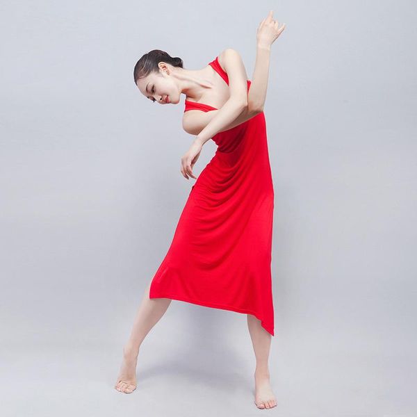 men's sweaters dancer's song modern dance dress sleeveless off shoulder large split skirt performance practice yoga female, White;black
men's sweaters dancer's song modern dance dress sleeveless off shoulder large split skirt performance practice yoga female, White;black