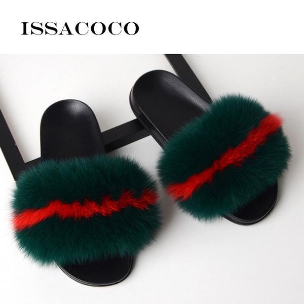 slippers summer women's fur real woman slides home furry flat sandals female cute fluffy house shoes flip flops, Black
slippers summer women's fur real woman slides home furry flat sandals female cute fluffy house shoes flip flops, Black