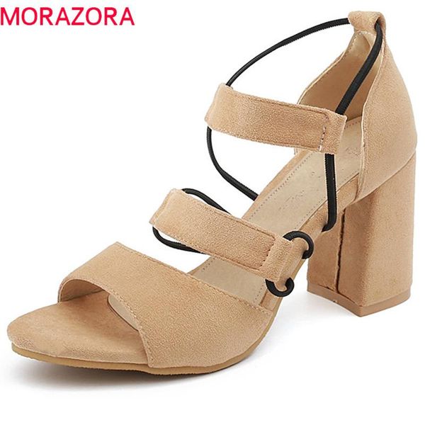 dress shoes morazora 2021 arrive women sandals spring summer fashion shallow simple solid comfortable high heels woman, Black
dress shoes morazora 2021 arrive women sandals spring summer fashion shallow simple solid comfortable high heels woman, Black