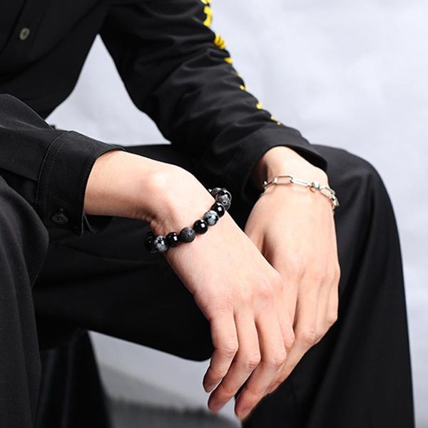 charm bracelets 10mm luck beads men bracelet natural stone chakra lava diffuser gift couple homme drop, Golden;silver
charm bracelets 10mm luck beads men bracelet natural stone chakra lava diffuser gift couple homme drop, Golden;silver