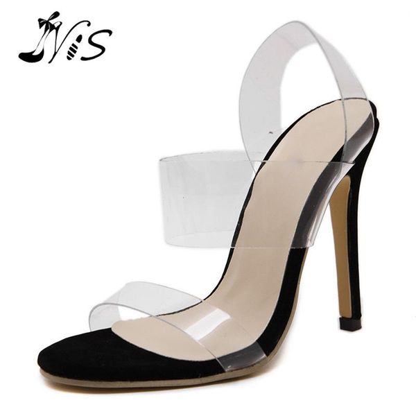 slingback transparent sandals women shoes woman summer peep toe thin high heels clear ladies slip on sandalias, Black
slingback transparent sandals women shoes woman summer peep toe thin high heels clear ladies slip on sandalias, Black