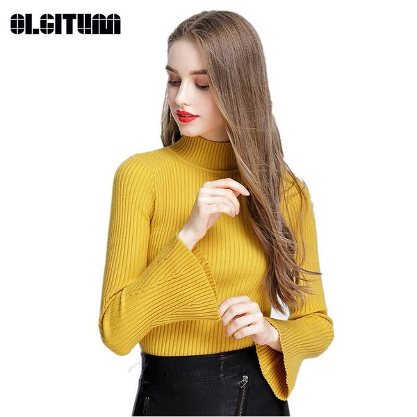 women's sweaters female's thick sweater for winter half high collar trumpet sleeves warm bottoming shirt girls sw600, White;black
women's sweaters female's thick sweater for winter half high collar trumpet sleeves warm bottoming shirt girls sw600, White;black
