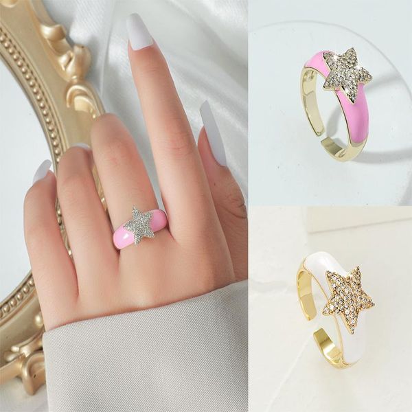 cluster rings 2021 trend fashion mosaic diamond zircon star for women adjustable wedding party statement jewelry, Golden;silver
cluster rings 2021 trend fashion mosaic diamond zircon star for women adjustable wedding party statement jewelry, Golden;silver