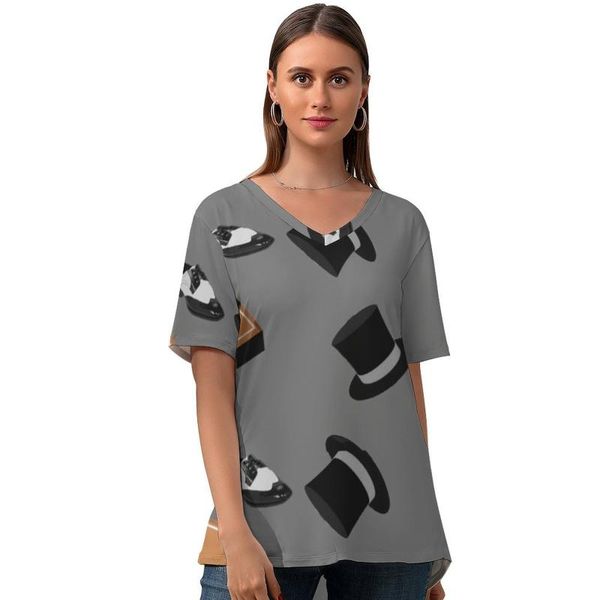 women's t-shirt coffin dance t shirt simple women casual short sleeve graphic v neck tshirt large, White
women's t-shirt coffin dance t shirt simple women casual short sleeve graphic v neck tshirt large, White