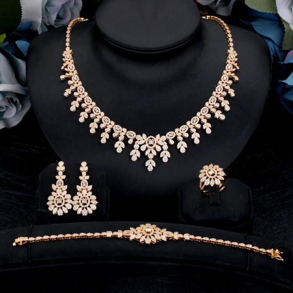 earrings & necklace nigeria 4pcs bridal zirconia jewelry sets luxury dubai cz crystal wedding full for women party, Silver
earrings & necklace nigeria 4pcs bridal zirconia jewelry sets luxury dubai cz crystal wedding full for women party, Silver
