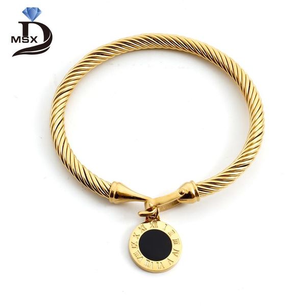 bangle rose gold plating stainless steel woman bracelets bangles cuff adjustable trendy female engagement wedding party jewelry gift, Black
bangle rose gold plating stainless steel woman bracelets bangles cuff adjustable trendy female engagement wedding party jewelry gift, Black