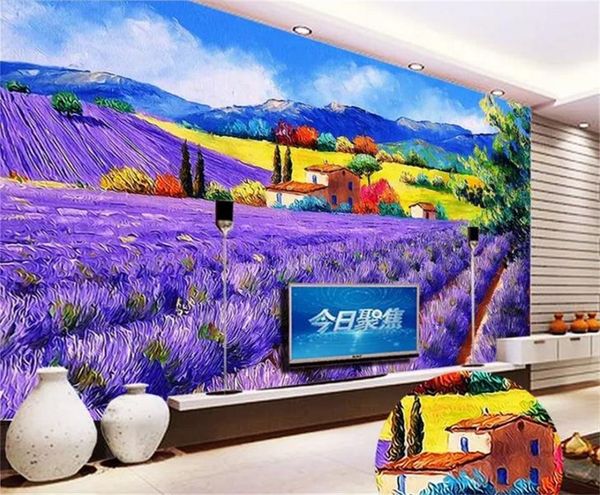 wallpapers 3d wallpaper custom po livingroom mural hand-painted purple lavender painting sofa background for wall
wallpapers 3d wallpaper custom po livingroom mural hand-painted purple lavender painting sofa background for wall
