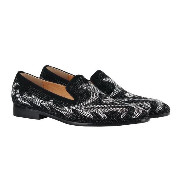 dress shoes seasons brand loafers diamond decoration comfortable fashion us 5-12 mens flannelette wedding career work party dance, Black
dress shoes seasons brand loafers diamond decoration comfortable fashion us 5-12 mens flannelette wedding career work party dance, Black