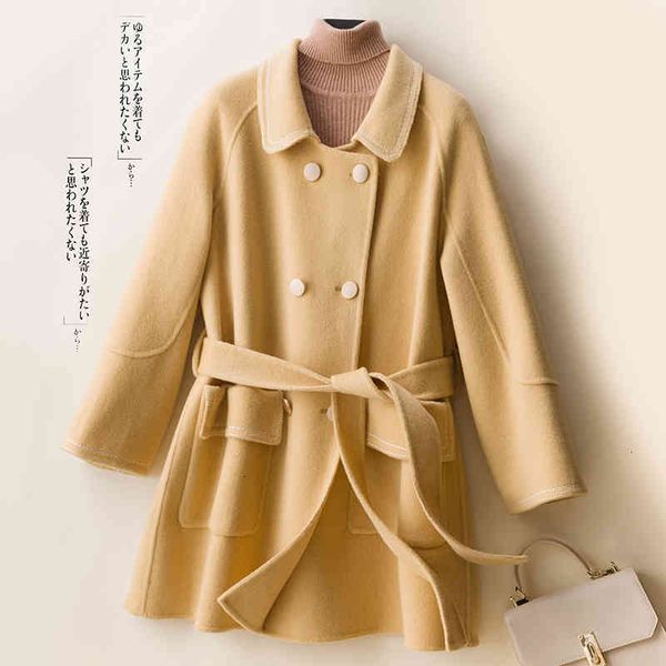 women's wool & blends overcoat thick jacket coats ladies cardigan the fashion warm women long sleeve 100% merino autumn winter 3jrw, Black
women's wool & blends overcoat thick jacket coats ladies cardigan the fashion warm women long sleeve 100% merino autumn winter 3jrw, Black