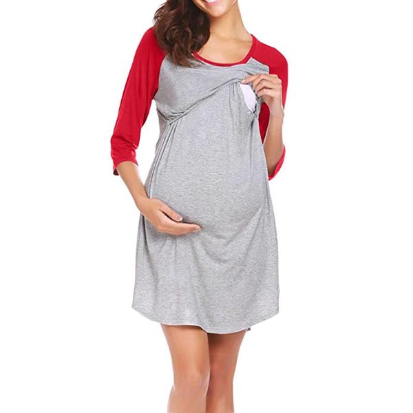 maternity dresses women's dress nursing nightgown breastfeeding nightshirt sleepwear vestidos femininos robe femme ete 2021 vetement, White
maternity dresses women's dress nursing nightgown breastfeeding nightshirt sleepwear vestidos femininos robe femme ete 2021 vetement, White