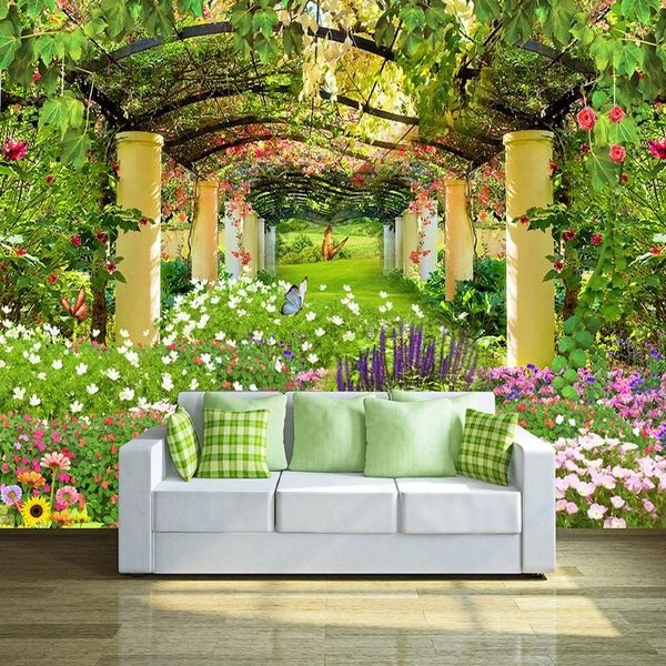 custom self adhesive wallpapers pastoral garden flower 3d restaurant cafe living room backdrop wall painting mural waterproof
custom self adhesive wallpapers pastoral garden flower 3d restaurant cafe living room backdrop wall painting mural waterproof