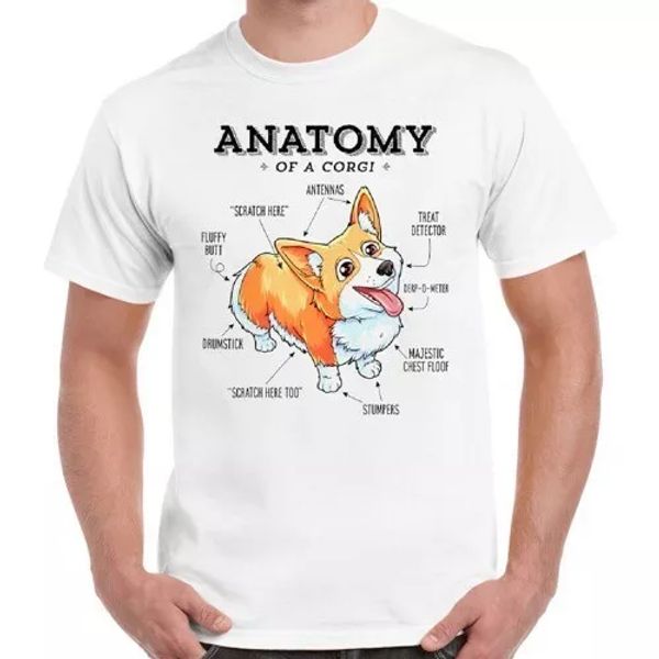 anatomy of a corgi funny dog puppy gift retro cool tee tshirt 3016, White;black
anatomy of a corgi funny dog puppy gift retro cool tee tshirt 3016, White;black