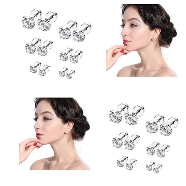 pc stainless steel ear women stud piercing barbell studs earrings round zirconia inlaid fashion simple female 2021, Golden;silver
pc stainless steel ear women stud piercing barbell studs earrings round zirconia inlaid fashion simple female 2021, Golden;silver