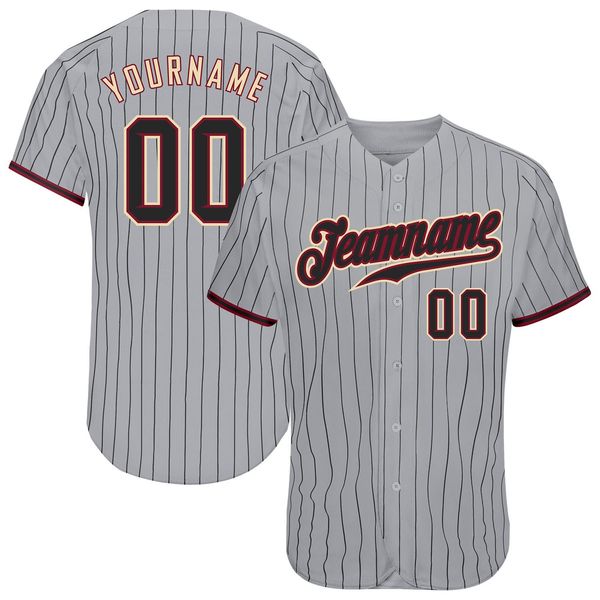 custom gray black pinstripe black-crimson authentic baseball jersey, Blue;black
custom gray black pinstripe black-crimson authentic baseball jersey, Blue;black