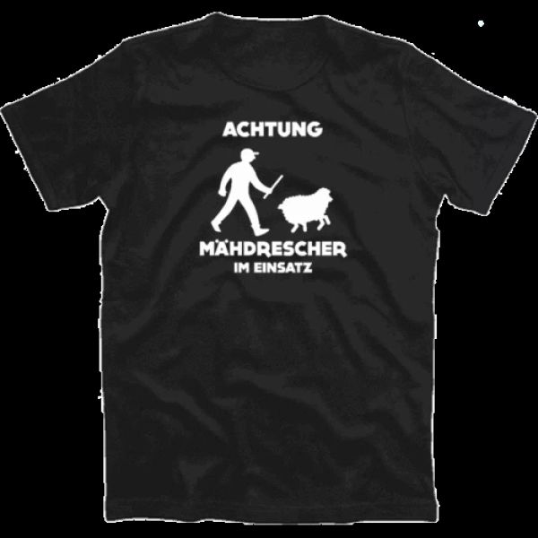 caution-maehdrescher in acti-hereford bauer farmer shepherd t-shirt s-xxxl, White;black
caution-maehdrescher in acti-hereford bauer farmer shepherd t-shirt s-xxxl, White;black