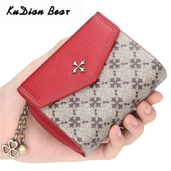 wallets short women wallet purse pu leather vintage holder ladies coin pocket carteras mujer bic187 pm49, Red;black 
wallets short women wallet purse pu leather vintage holder ladies coin pocket carteras mujer bic187 pm49, Red;black
