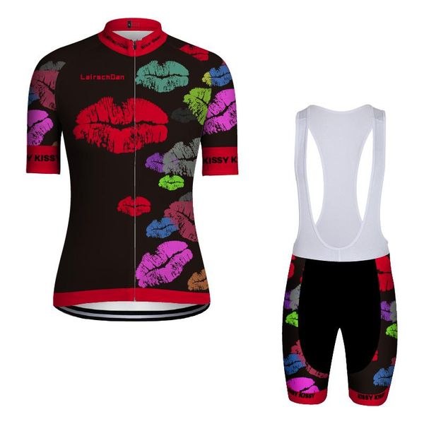 lairschdan pro team cycling jersey set womens mtb clothing bicycle wear short sleeve bike clothes uniforme racing sets, Black;blue
lairschdan pro team cycling jersey set womens mtb clothing bicycle wear short sleeve bike clothes uniforme racing sets, Black;blue