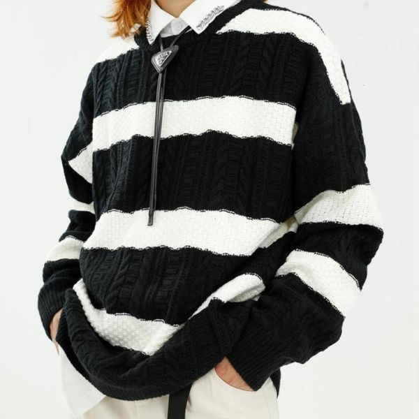 men's sweaters firmranch men/women spring/autumn/winter zebra cross-line knitwear ins bf color blocking sweater casual loose hoodie w3i, White;black
men's sweaters firmranch men/women spring/autumn/winter zebra cross-line knitwear ins bf color blocking sweater casual loose hoodie w3i, White;black