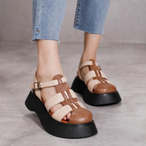 sandals birkuir original women thick heel summer 2021 genuine leather buckle handmade shoes wedges beach fashion, Black
sandals birkuir original women thick heel summer 2021 genuine leather buckle handmade shoes wedges beach fashion, Black