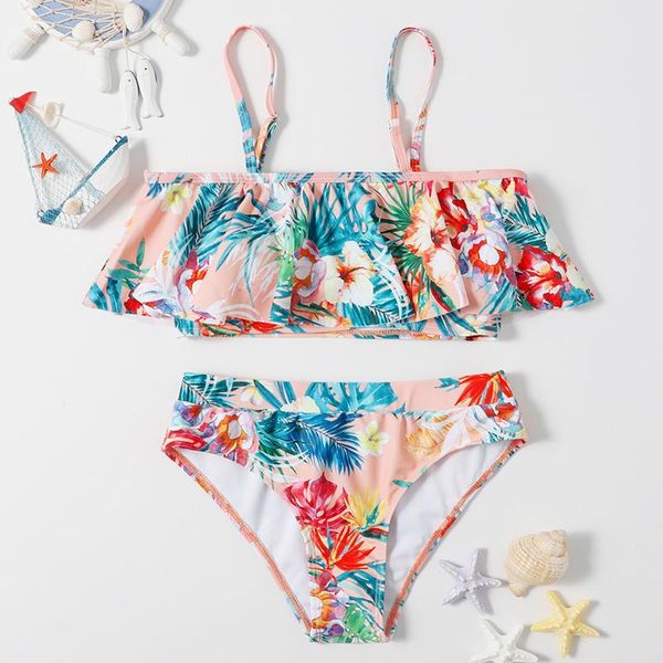 children's swimsuit printed one-shoulder sling ladies split bikini summer swimming wading sports spring suit one-pieces, Black
children's swimsuit printed one-shoulder sling ladies split bikini summer swimming wading sports spring suit one-pieces, Black