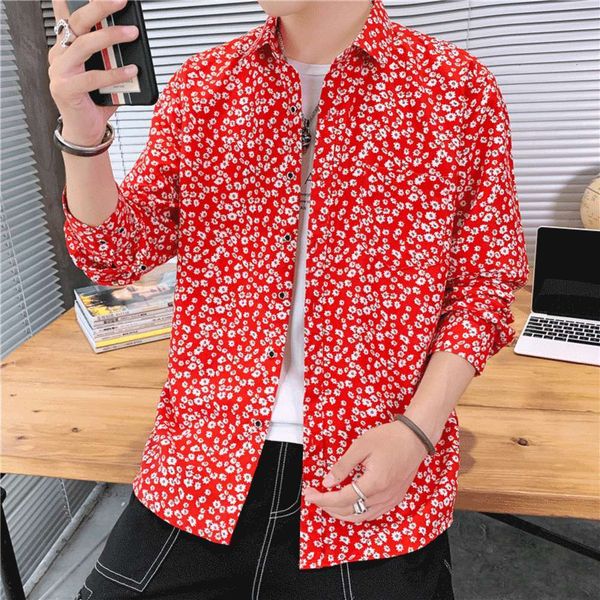 men's casual shirts shirtfloral men mature coquettish long sleeve with flower thin style spring and summer day coat fried street person, White;black
men's casual shirts shirtfloral men mature coquettish long sleeve with flower thin style spring and summer day coat fried street person, White;black