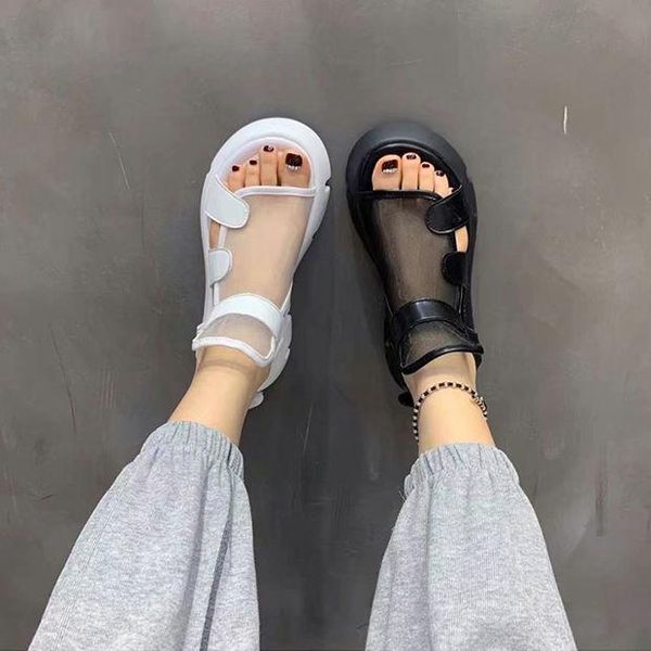 sandals women 2021 summer fashion thick-bottomed breathable eugene yarn mesh magic paste roman, Black
sandals women 2021 summer fashion thick-bottomed breathable eugene yarn mesh magic paste roman, Black