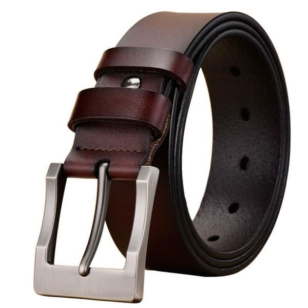 peikong 2021 men belt cow genuine leather luxury strap male belts for fashion classic vintage pin buckle drop, Black;brown
peikong 2021 men belt cow genuine leather luxury strap male belts for fashion classic vintage pin buckle drop, Black;brown