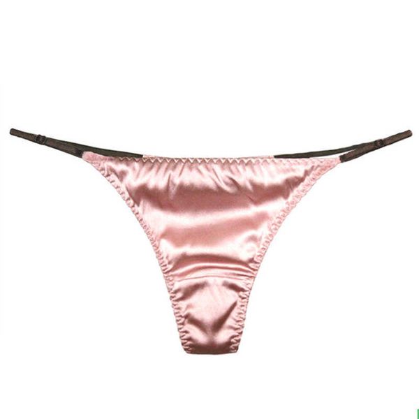 g-string underwear panties briefs for women silk thongs t back female adjustable strips tangas stringi 210720, Black;pink
g-string underwear panties briefs for women silk thongs t back female adjustable strips tangas stringi 210720, Black;pink