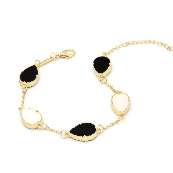 luxury design double side tear drop charm bracelet elegant gold plated colorful shell bracelets for women, Golden;silver
luxury design double side tear drop charm bracelet elegant gold plated colorful shell bracelets for women, Golden;silver