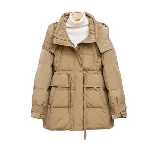 women's down & parkas fashion hooded jacket thick warm casual winter large size loose long quilted 2021 coat women, Black
women's down & parkas fashion hooded jacket thick warm casual winter large size loose long quilted 2021 coat women, Black