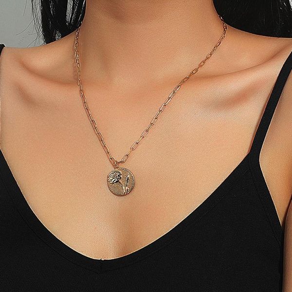 chains product metal flower pendant necklace fashion chain clavicle ins simple jewelry, Silver
chains product metal flower pendant necklace fashion chain clavicle ins simple jewelry, Silver