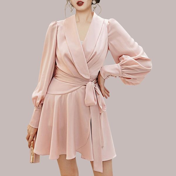 casual dresses v-neck long sleeve dress satin elegant lantern a-line fashion selling women's asymmetrical party clothing, Black;gray
casual dresses v-neck long sleeve dress satin elegant lantern a-line fashion selling women's asymmetrical party clothing, Black;gray