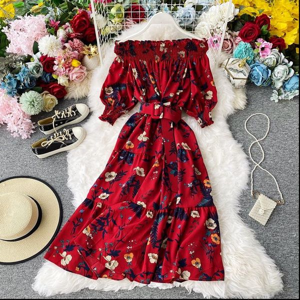 vintage boho ruffles womens dress off shoulder summer midi bandage floral print beach chiffon party holiday, Black;gray
vintage boho ruffles womens dress off shoulder summer midi bandage floral print beach chiffon party holiday, Black;gray