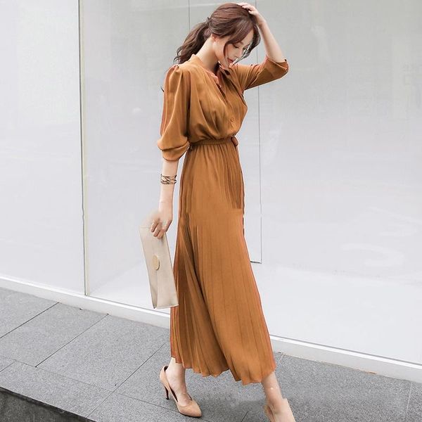casual dresses haleychan women's chiffon long sleeve midi dress summer loose pleated maxi for women, Black;gray
casual dresses haleychan women's chiffon long sleeve midi dress summer loose pleated maxi for women, Black;gray