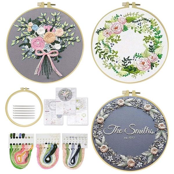 embroidery starter kit, with pattern, 3 sets of full series cross stitch plant printing kit other arts and crafts
embroidery starter kit, with pattern, 3 sets of full series cross stitch plant printing kit other arts and crafts