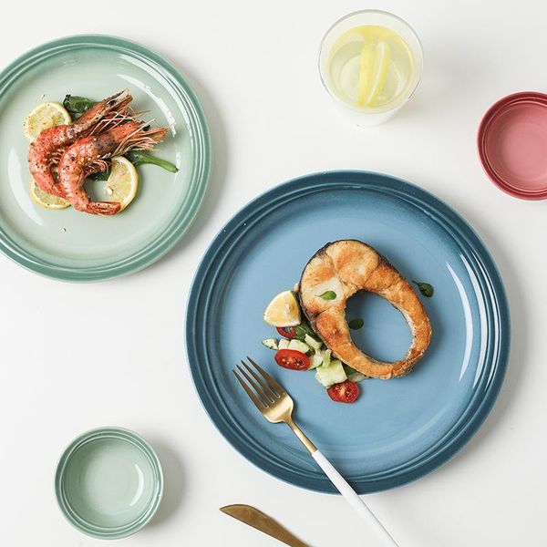 japanese-style personality creative ceramicplate breakfast plate household simplicity western dishes spaghetti plates &
japanese-style personality creative ceramicplate breakfast plate household simplicity western dishes spaghetti plates &