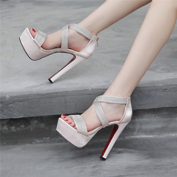 summer korean fashion wild 15 cm waterproof platform super thick high heels sandals women's shoes size 34-39, Black
summer korean fashion wild 15 cm waterproof platform super thick high heels sandals women's shoes size 34-39, Black