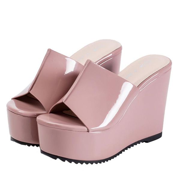 slippers 2021 summer ladies wear fashion wedge with thick high heel pu face sandals and, Black
slippers 2021 summer ladies wear fashion wedge with thick high heel pu face sandals and, Black