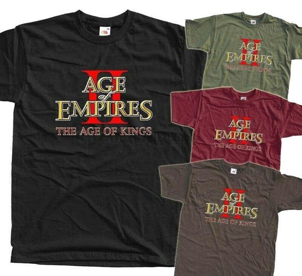 men's t-shirts age of empires ii the kings game 1999 t-shirt (black) all sizes s-5xl, White;black
men's t-shirts age of empires ii the kings game 1999 t-shirt (black) all sizes s-5xl, White;black