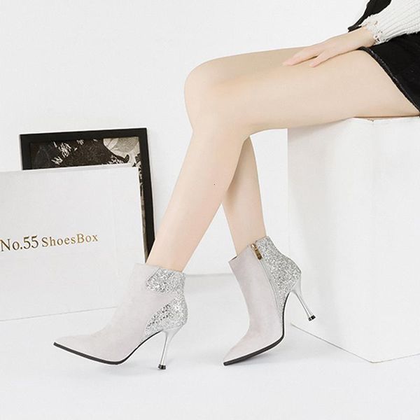 boots spring fashion glitter thin heels luxury bling ankle stretch mixed color footwear party high casual1 qmnz, Black
boots spring fashion glitter thin heels luxury bling ankle stretch mixed color footwear party high casual1 qmnz, Black