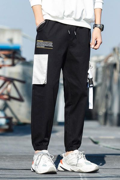 men's pants aprilmomo2021 japanese autumn overalls student casual street loose korean multi-pocket sports trousers fashion tide brand, Black
men's pants aprilmomo2021 japanese autumn overalls student casual street loose korean multi-pocket sports trousers fashion tide brand, Black