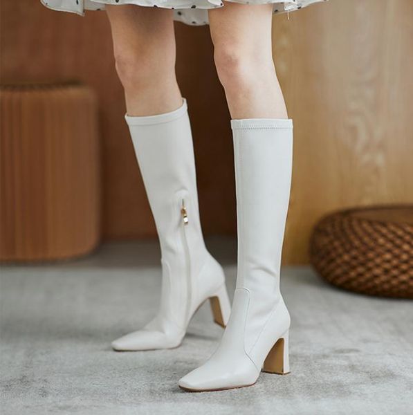 boots autumn winter all-match thinthick-heeled high-heeled knight female white size zip knee-high zapatos para mujer d40l, Black
boots autumn winter all-match thinthick-heeled high-heeled knight female white size zip knee-high zapatos para mujer d40l, Black