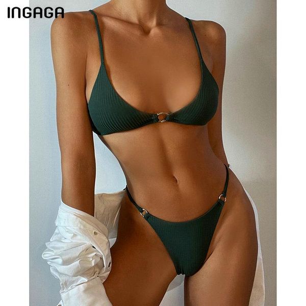 women's swimwear ingaga ribbed bikinis swimsuits ring women push up biquini micro thong bathing suits brazilian bikini set, White;black
women's swimwear ingaga ribbed bikinis swimsuits ring women push up biquini micro thong bathing suits brazilian bikini set, White;black
