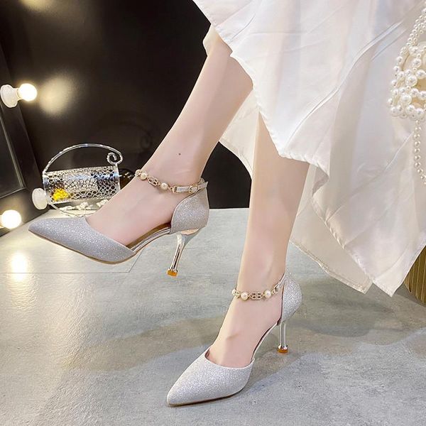 dress shoes 2021 elegant pointed high-heeled party footwear temperament female's fashion celebrities allstar, Black
dress shoes 2021 elegant pointed high-heeled party footwear temperament female's fashion celebrities allstar, Black